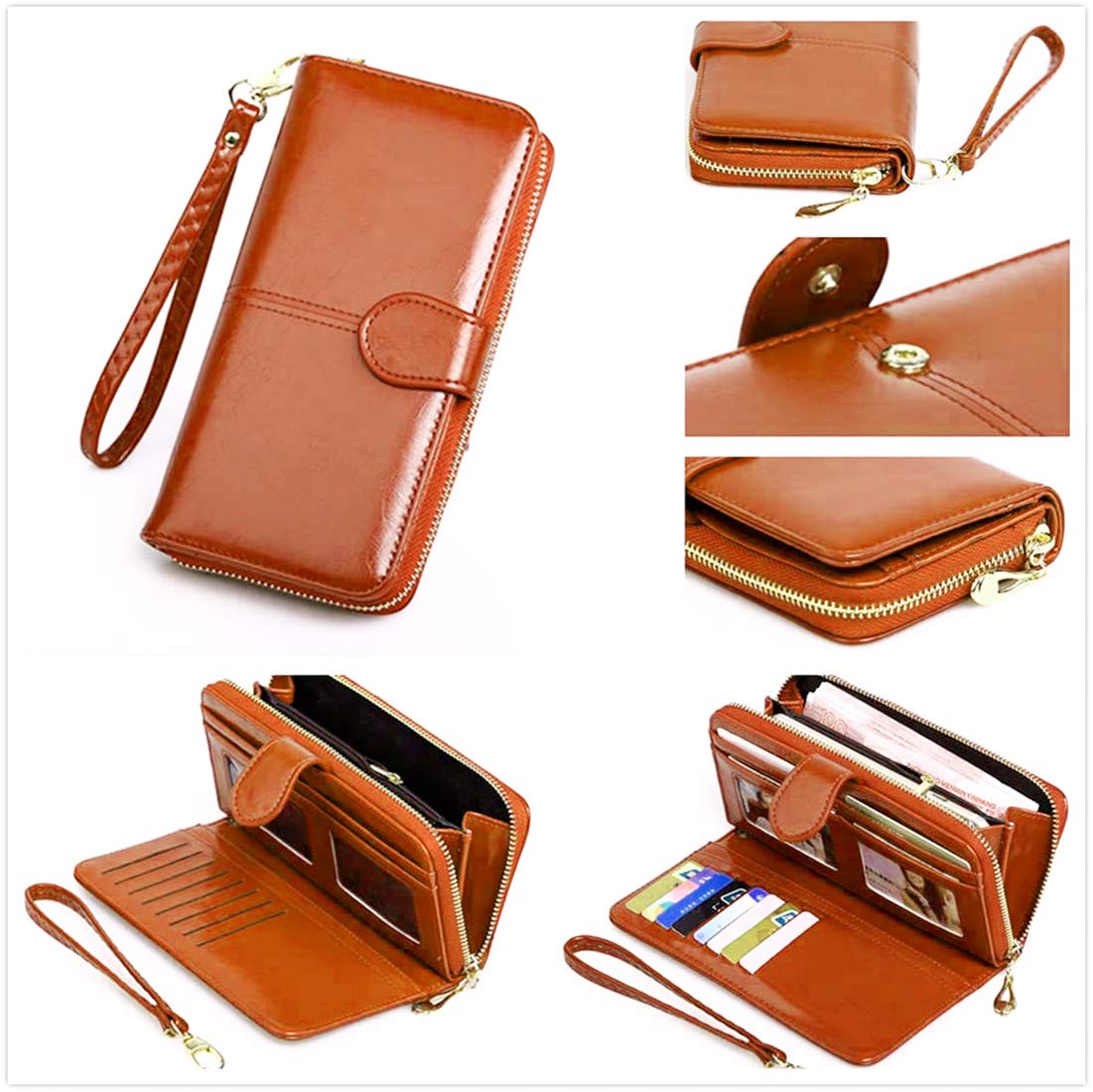 Fashionista Zip-Around Wallet for Women