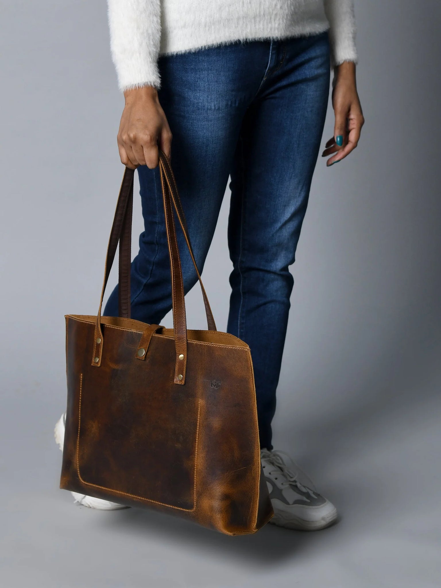 Genuine Leather Tote Bag