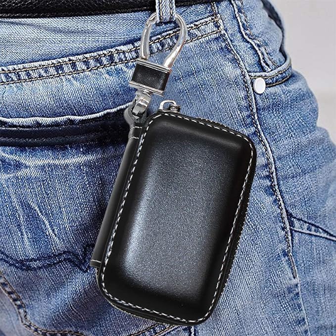 Genuine Leather Car Smart Key Chain