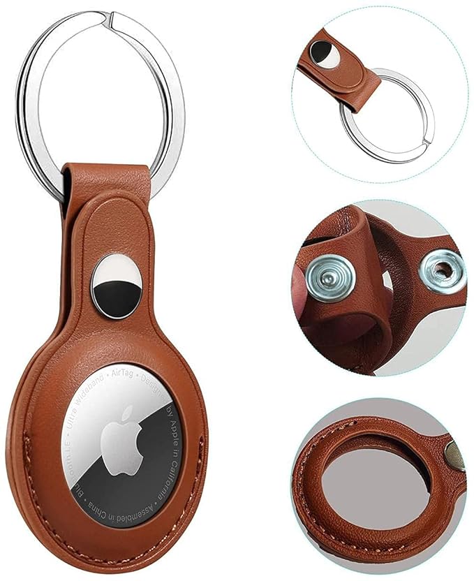 AirTag Leather Key Chain