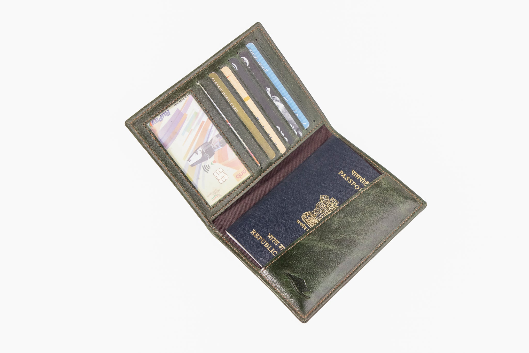 RFID Passport Holder Wallet (Rainforest Green Edition)