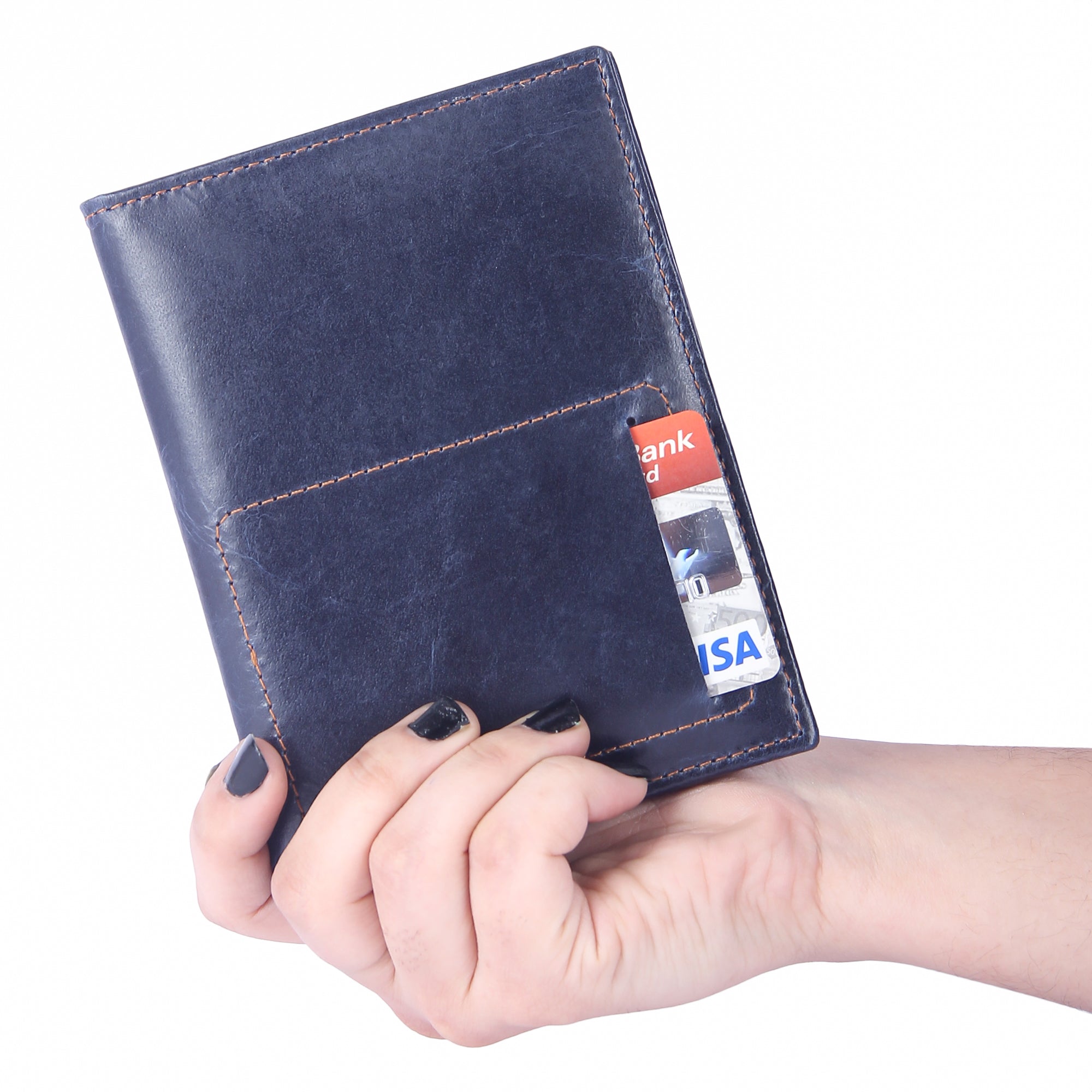 RFID Travel Passport Holder Wallet (Pacific Blue Edition)