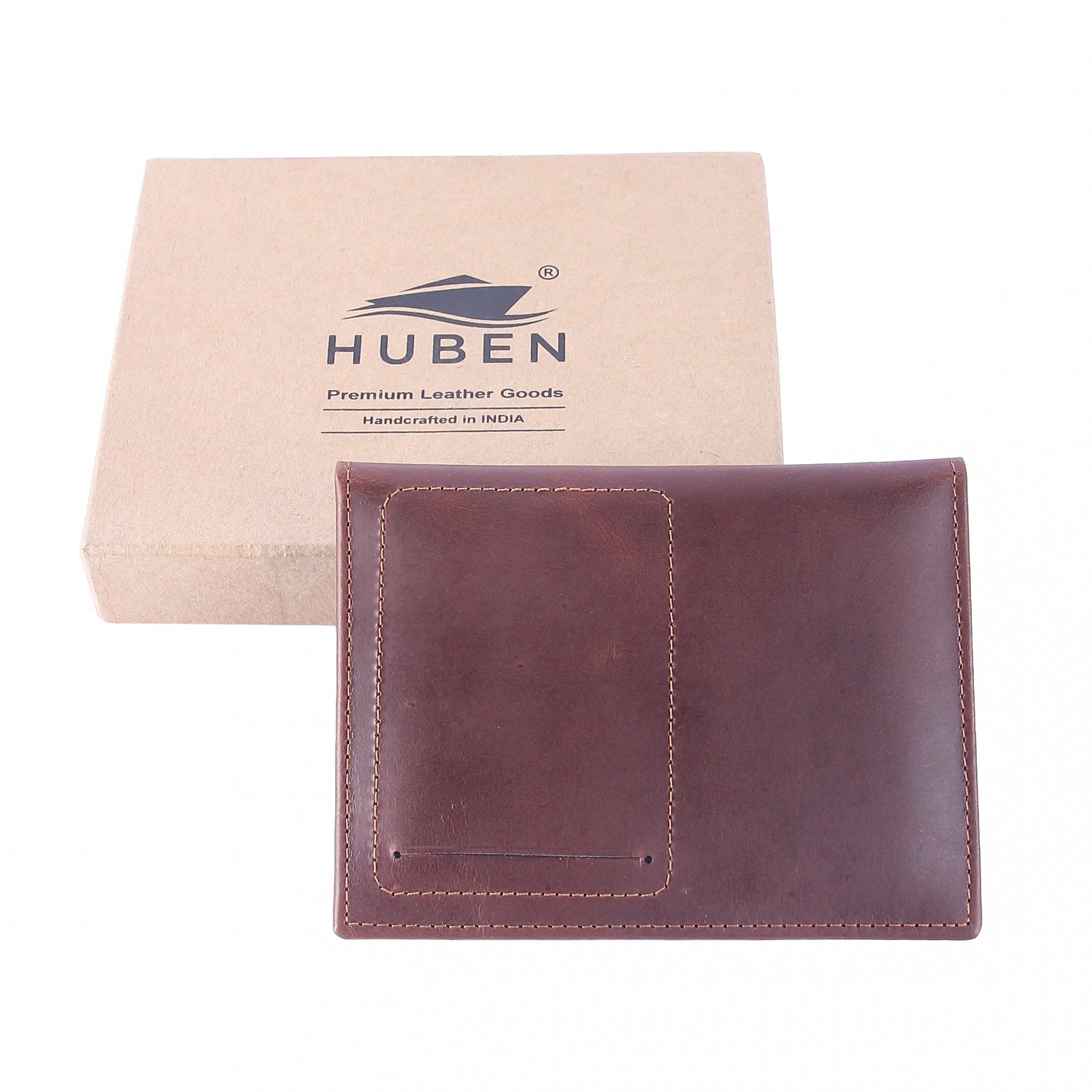 RFID Passport Holder Wallet (Natural Brown Edition)