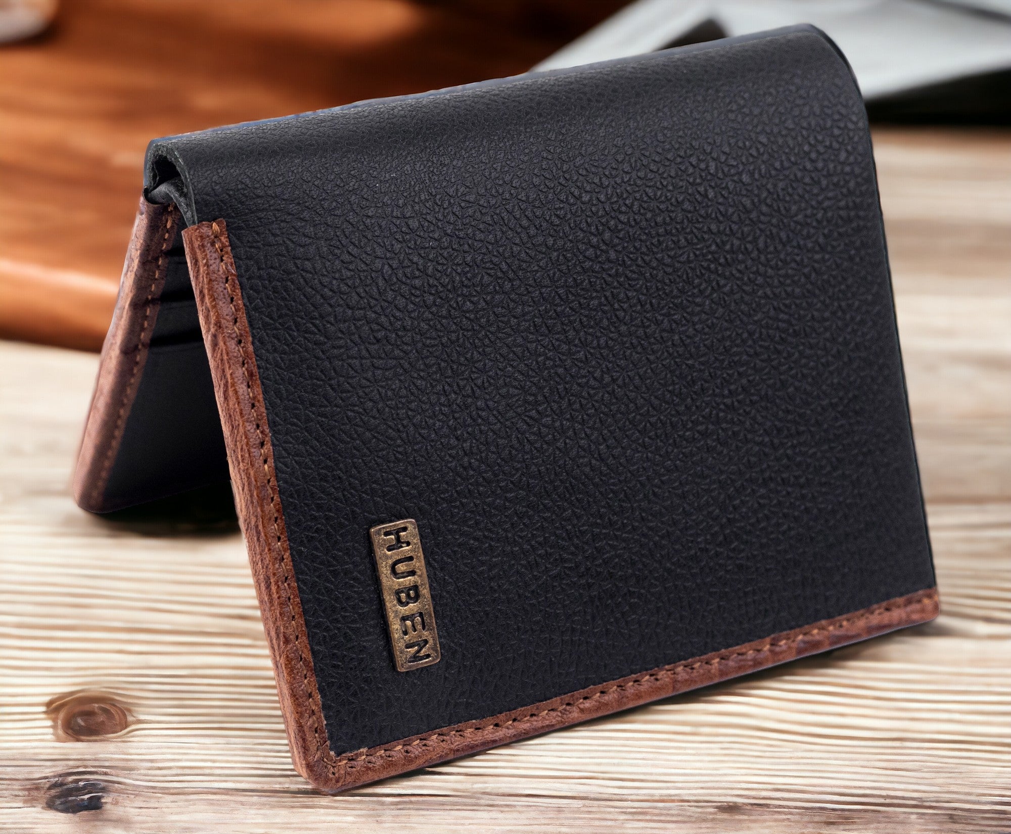 RFID Slim Card Holder Leather Wallet