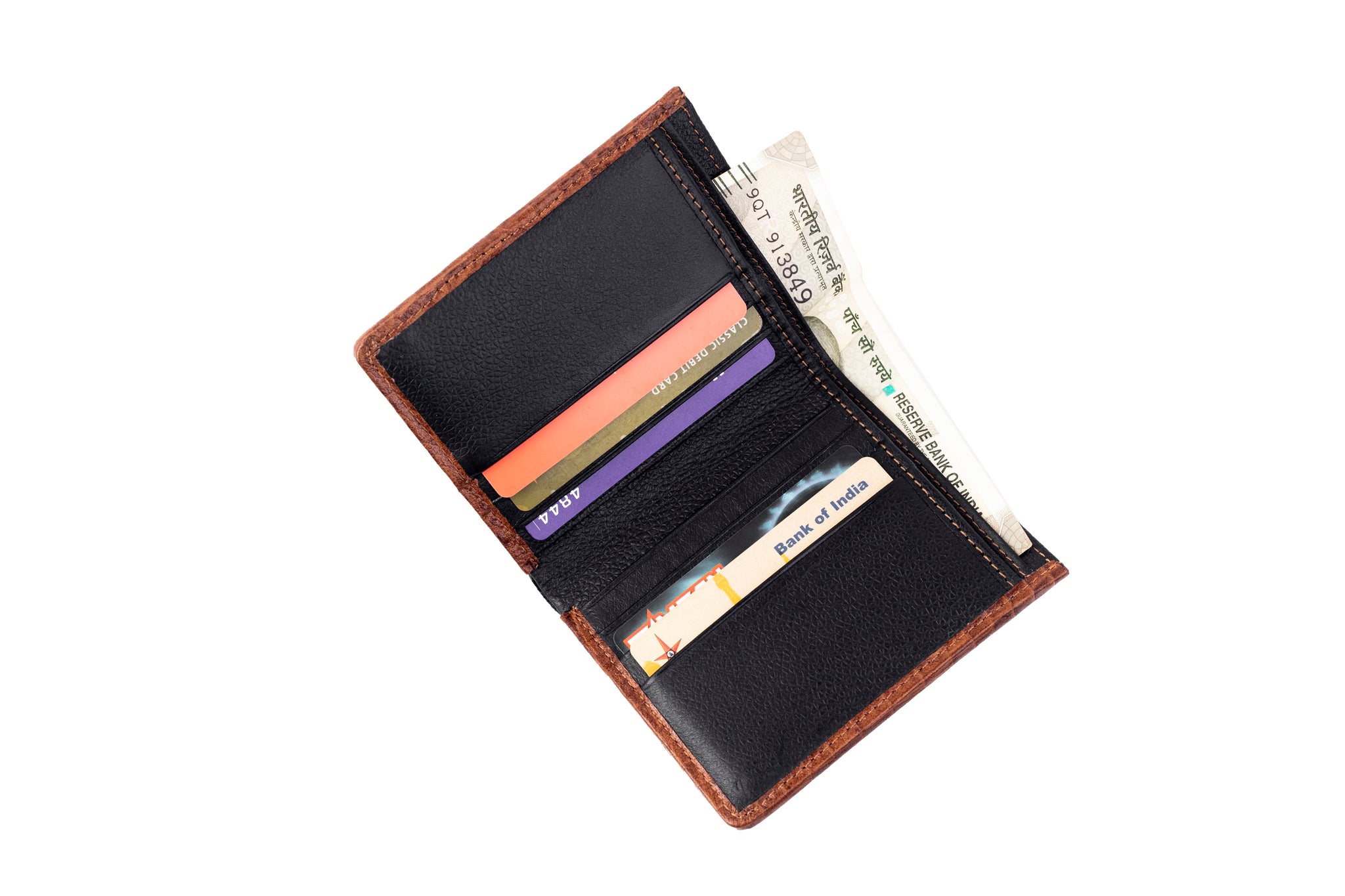 RFID Slim Card Holder Leather Wallet