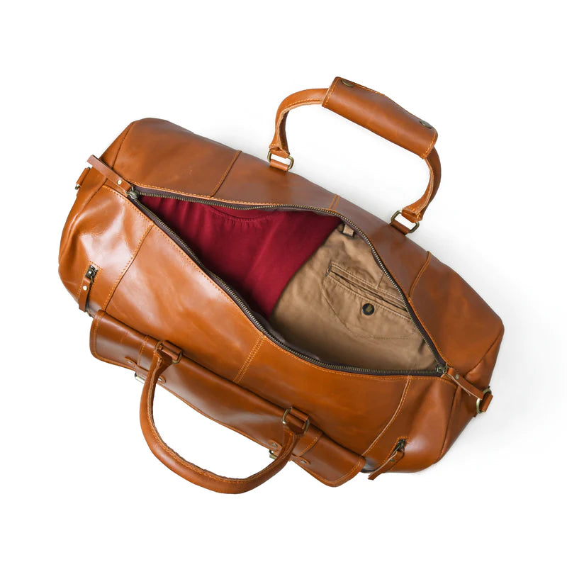 Timeless Leather Duffle Bag