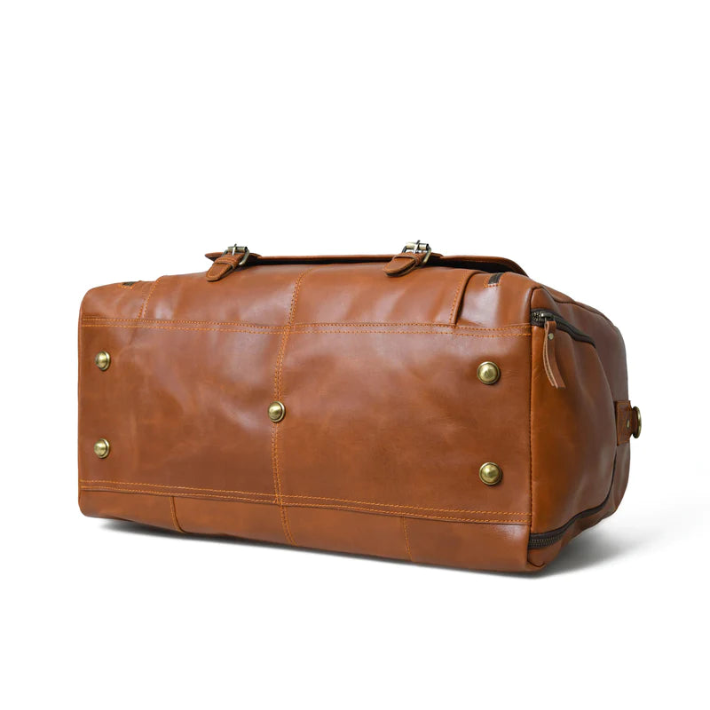 Timeless Leather Duffle Bag