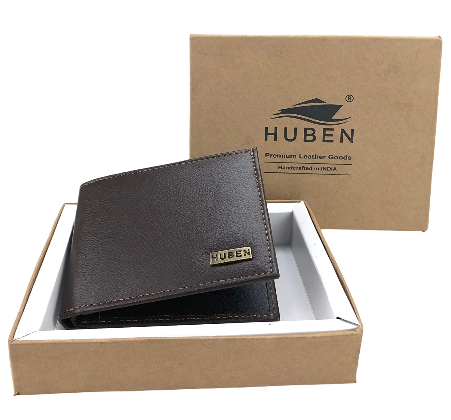 HUBEN® Classic Bi Fold Featherweight Wallet